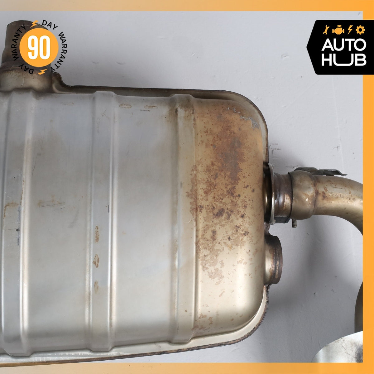 11-14 Porsche Cayenne 958 Hybrid S Dual Exhaust Mufflers Tips Assembly OEM - photo 10