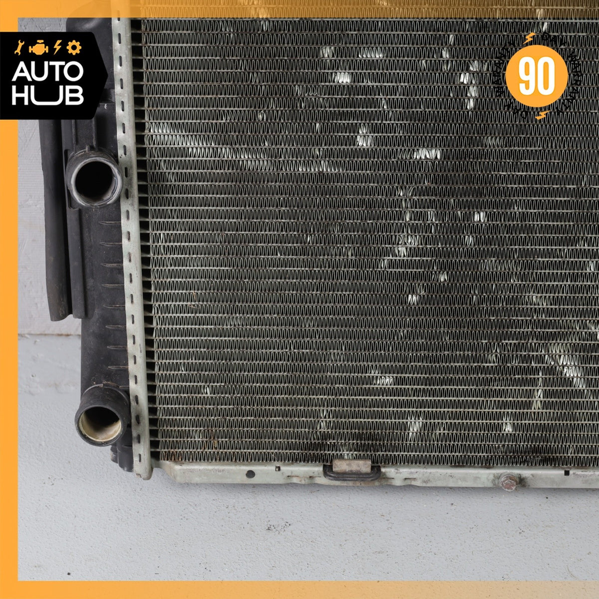 92-93 Mercedes W140 300SE Engine Water Cooling Radiator A/C Condenser Cooler OEM - photo 6