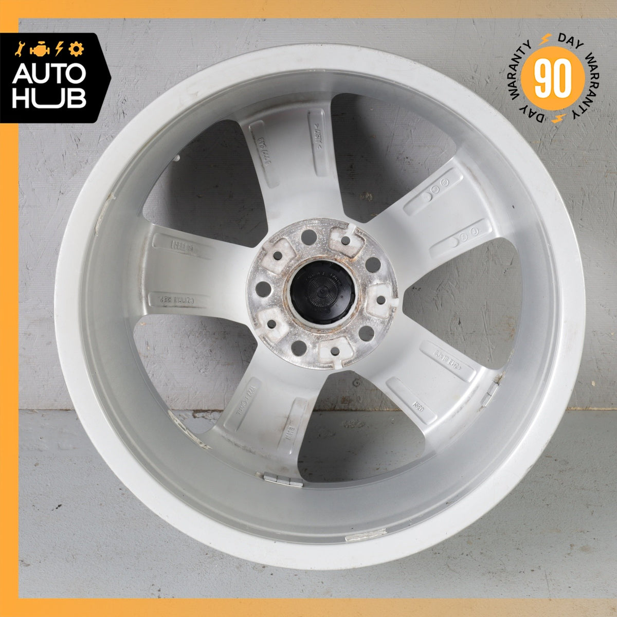 BMW E60 528i 535i 550i 8 x 18 18" Style 246 Wheel Rim Silver 6777349 OEM - photo 14