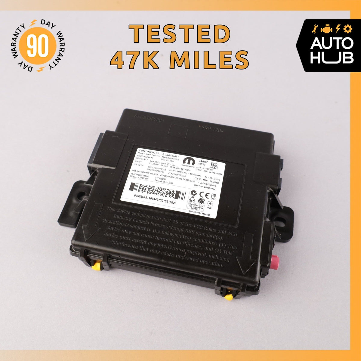17-23 Alfa Romeo 952 Giulia Keyless Go Entry Control Module OEM 47k - photo 1