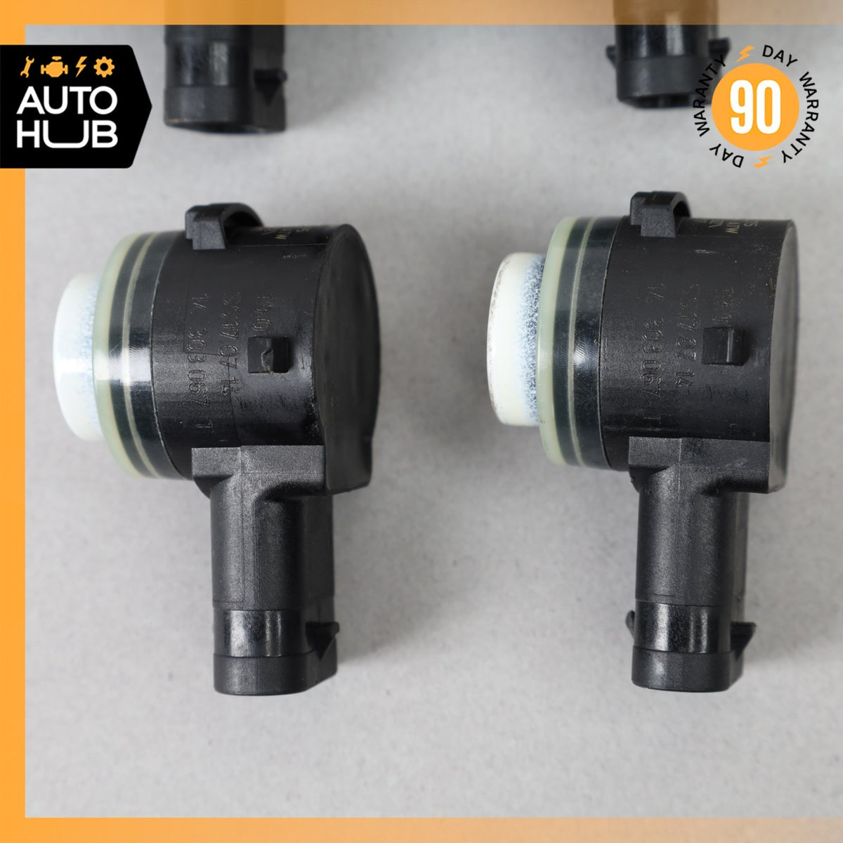 15-18 Porsche Macan Cayenne Front Bumper Parking Assist Sensor PDC Set OEM 88k - photo 7