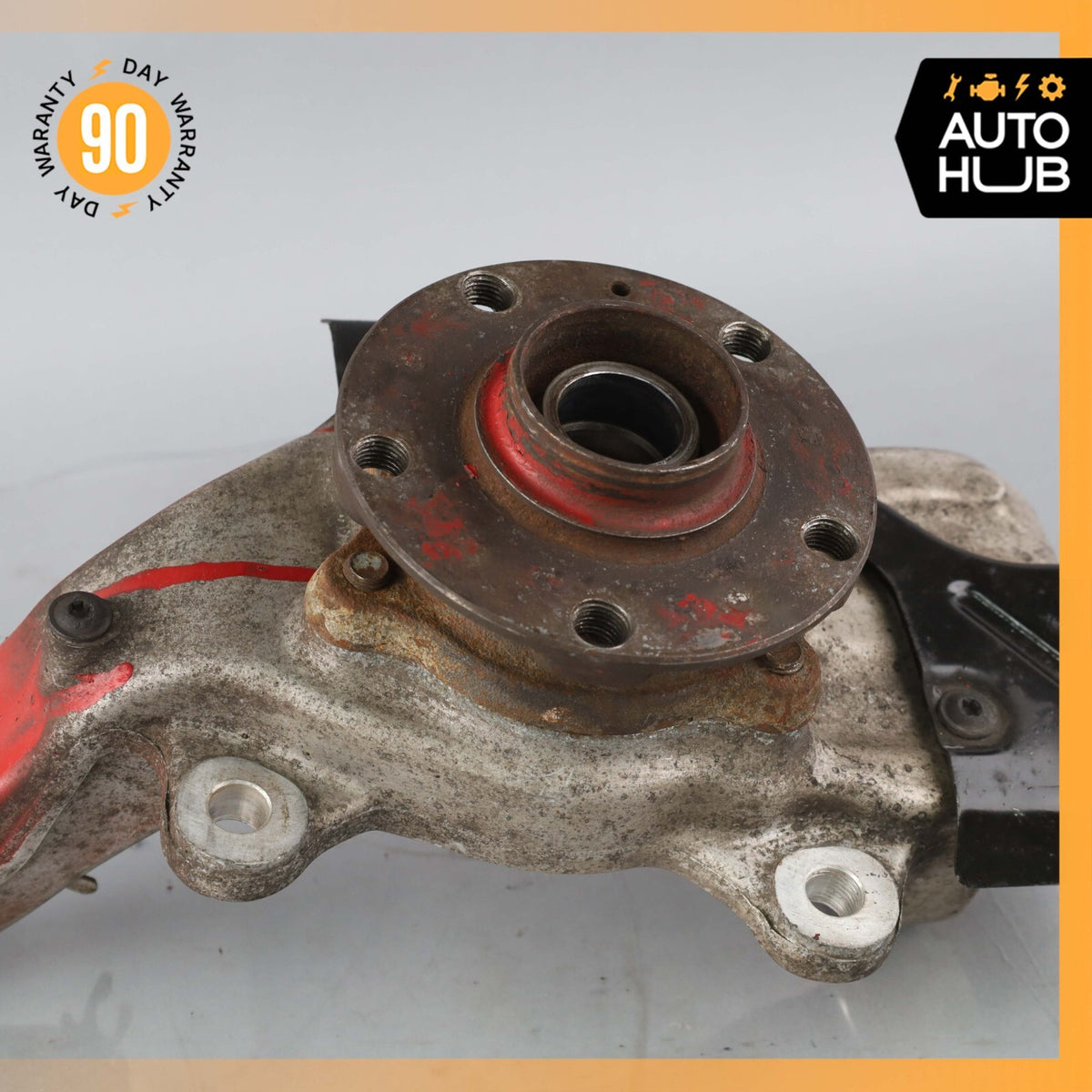 Bentley Continental Flying Spur Front Right Side Spindle Knuckle Hub OEM 53k - photo 3