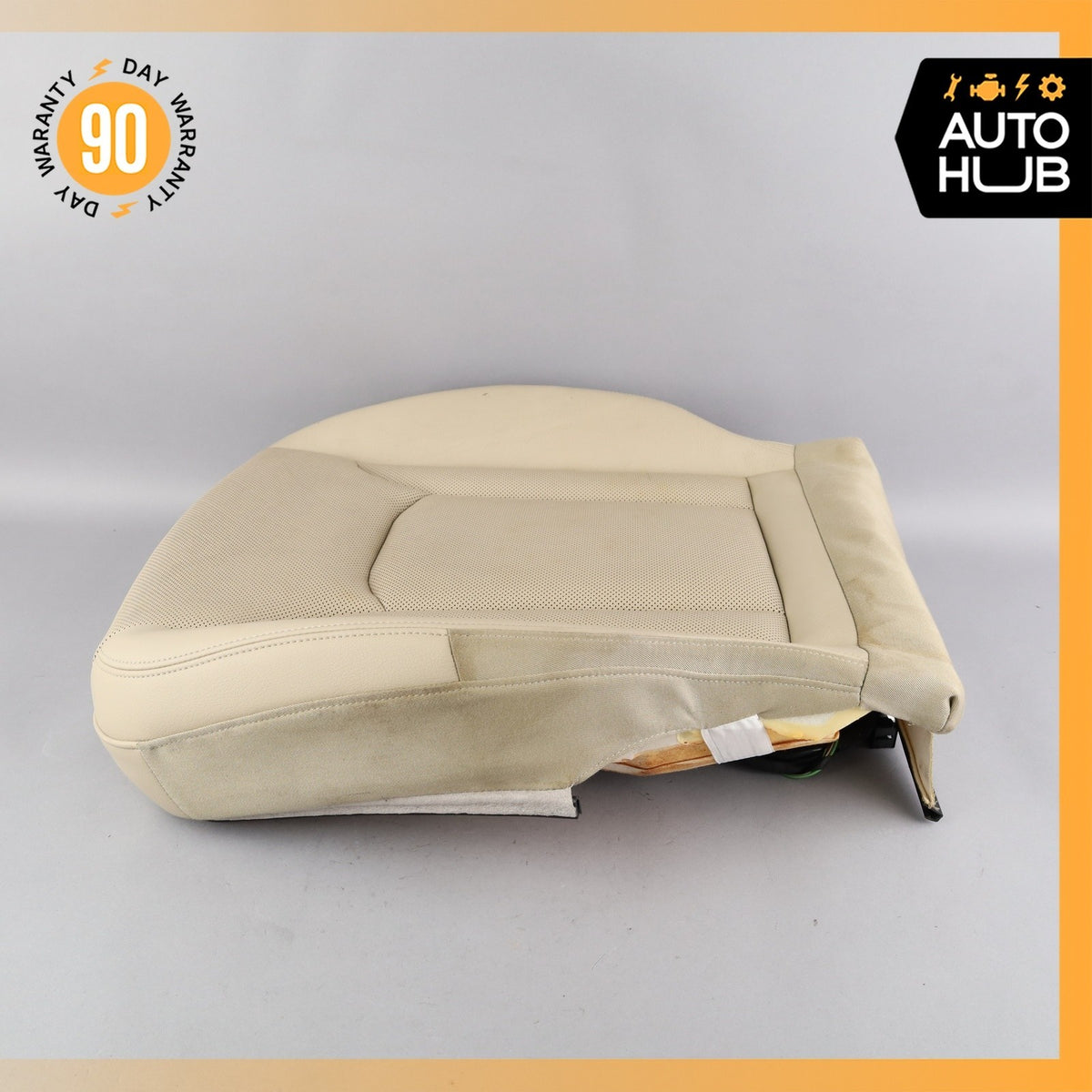 Audi 4M Q7 Front Right Passenger Side Lower Bottom Seat Cushion Beige OEM 87k - photo 19