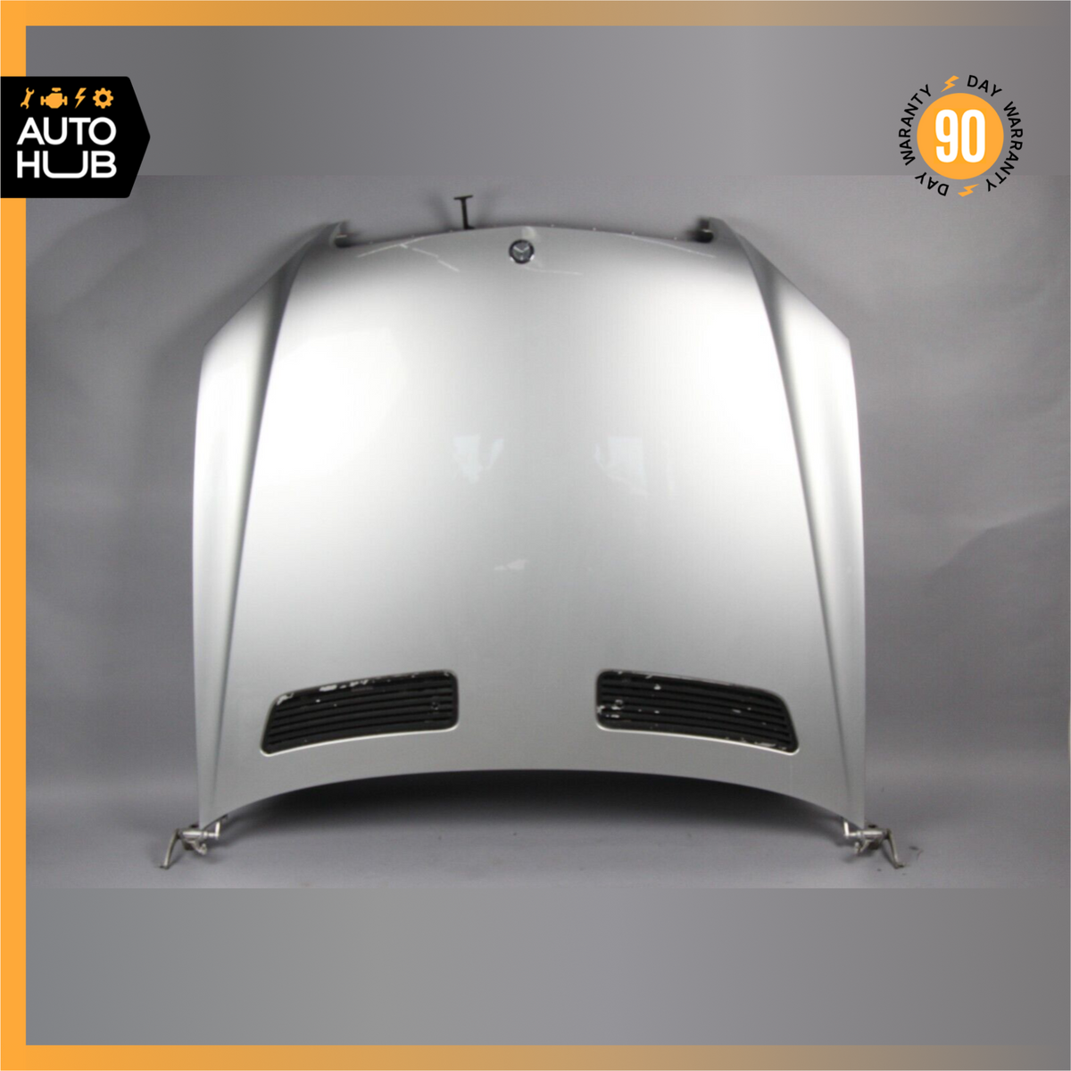 07-13 Mercedes W221 S600 S550 Hood Panel Assembly Iridium Silver Metallic OEM - photo 1