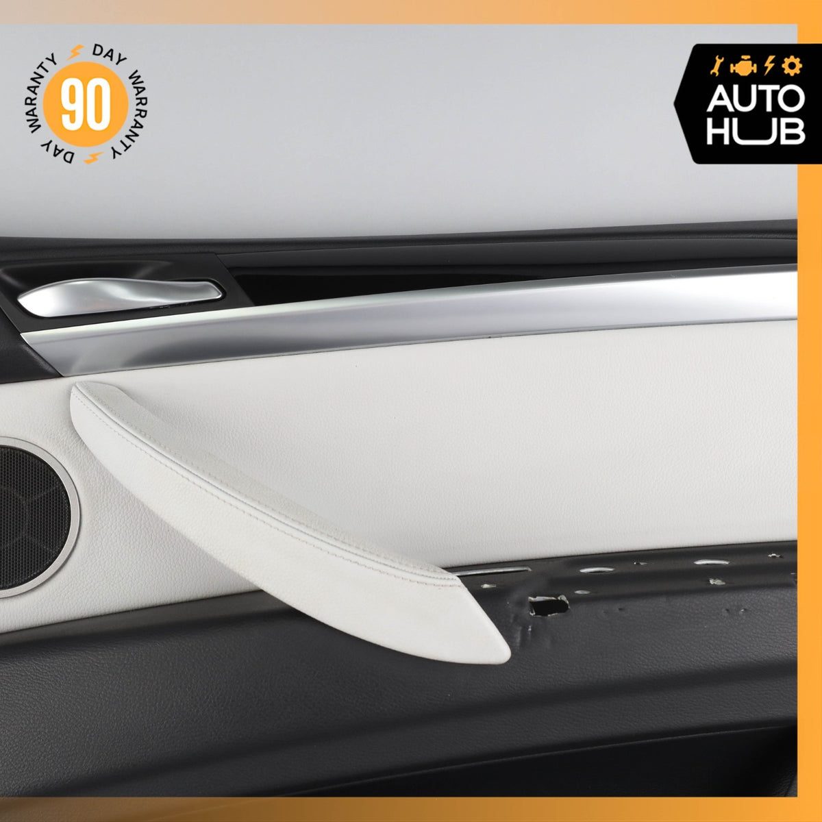 08-14 BMW E71 X6M Front Right Side Interior Door Panel 51417243722 OEM 62k - photo 5