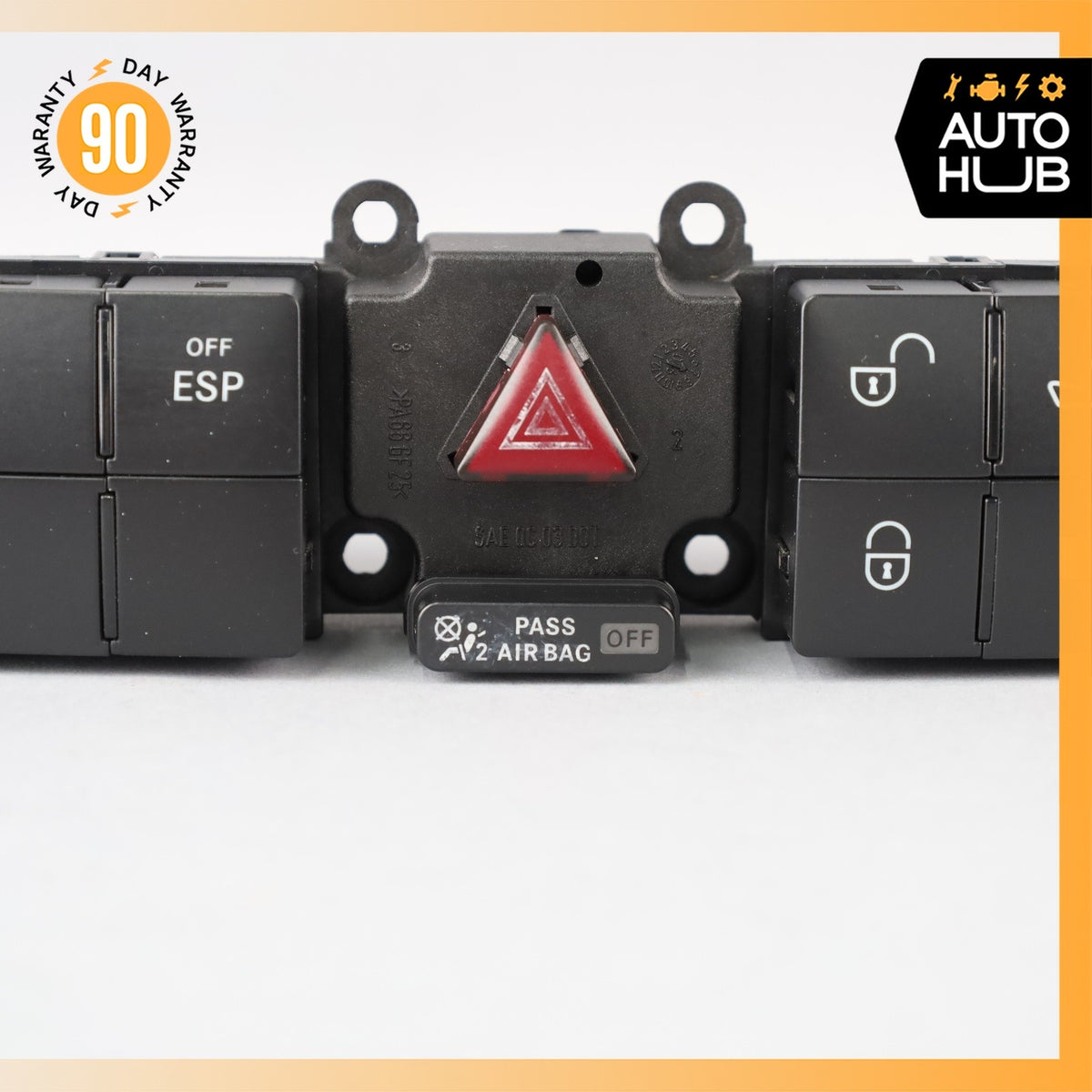 05-09 Mercedes W209 CLK350 CLK320 Center Dashboard Control Switch 2038709510 OEM - photo 5