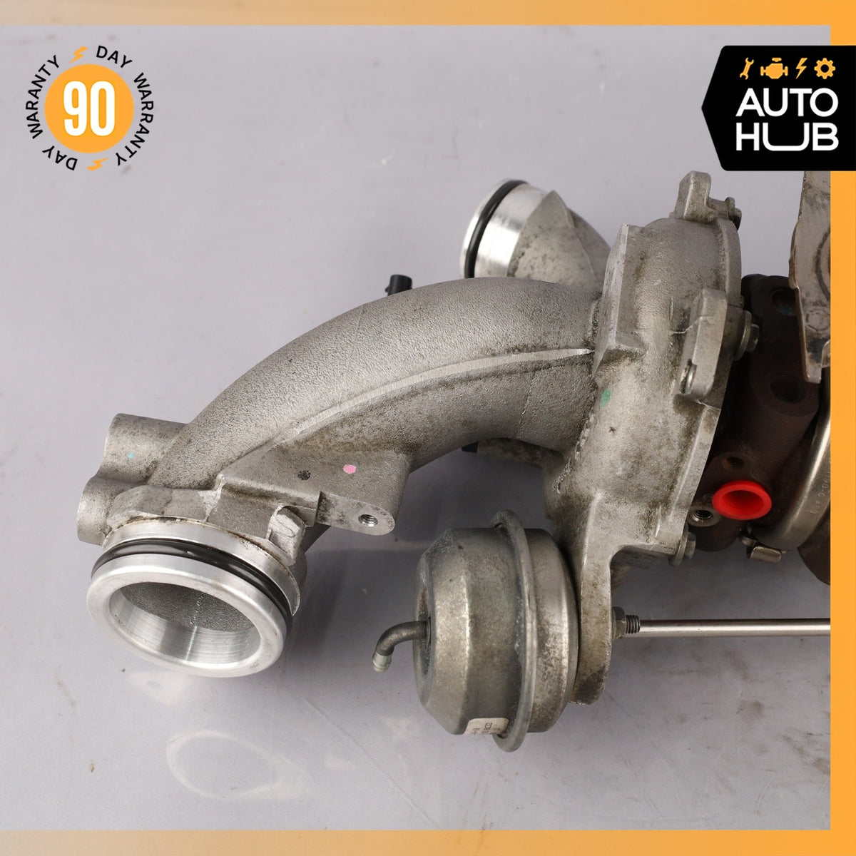 Mercedes W207 E400 4Matic M276 Left Turbocharger Turbo Charger Manifold OEM 79k - photo 14