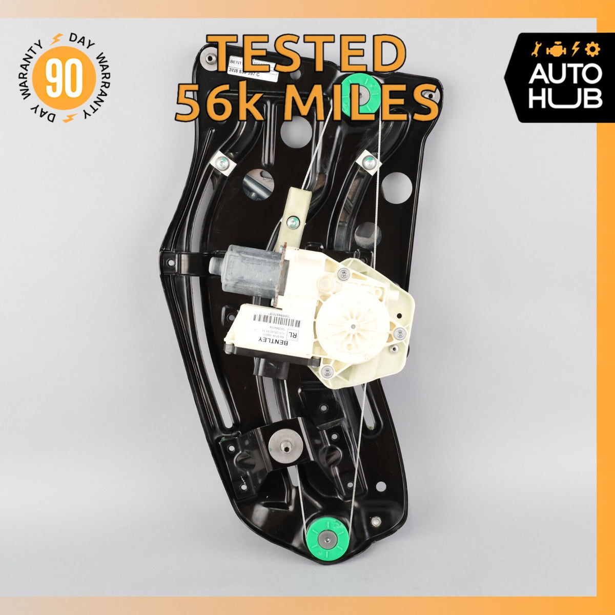 12-17 Bentley Continental GT Rear Left Side Quarter Window Regulator Motor OEM - photo 1