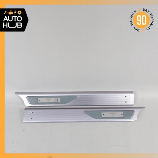 Aston Martin DB9 Left & Right Side Door Step Sill OEM 34k - photo 1