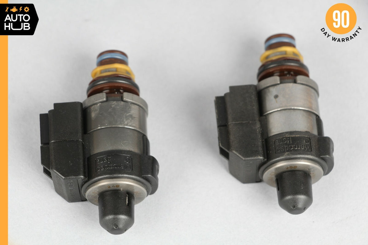 Mercedes S350 CL550 722.9 Transmission Solenoid Valve Blue & Black Caps Set of 8 - photo 5