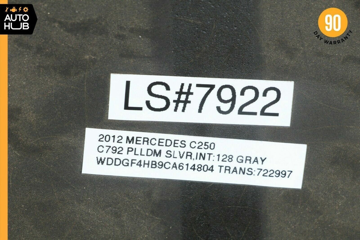 08-14 Mercedes W204 C250 C63 AMG Headliner Sun Roof Sunroof Sun Shade Cover OEM - photo 12