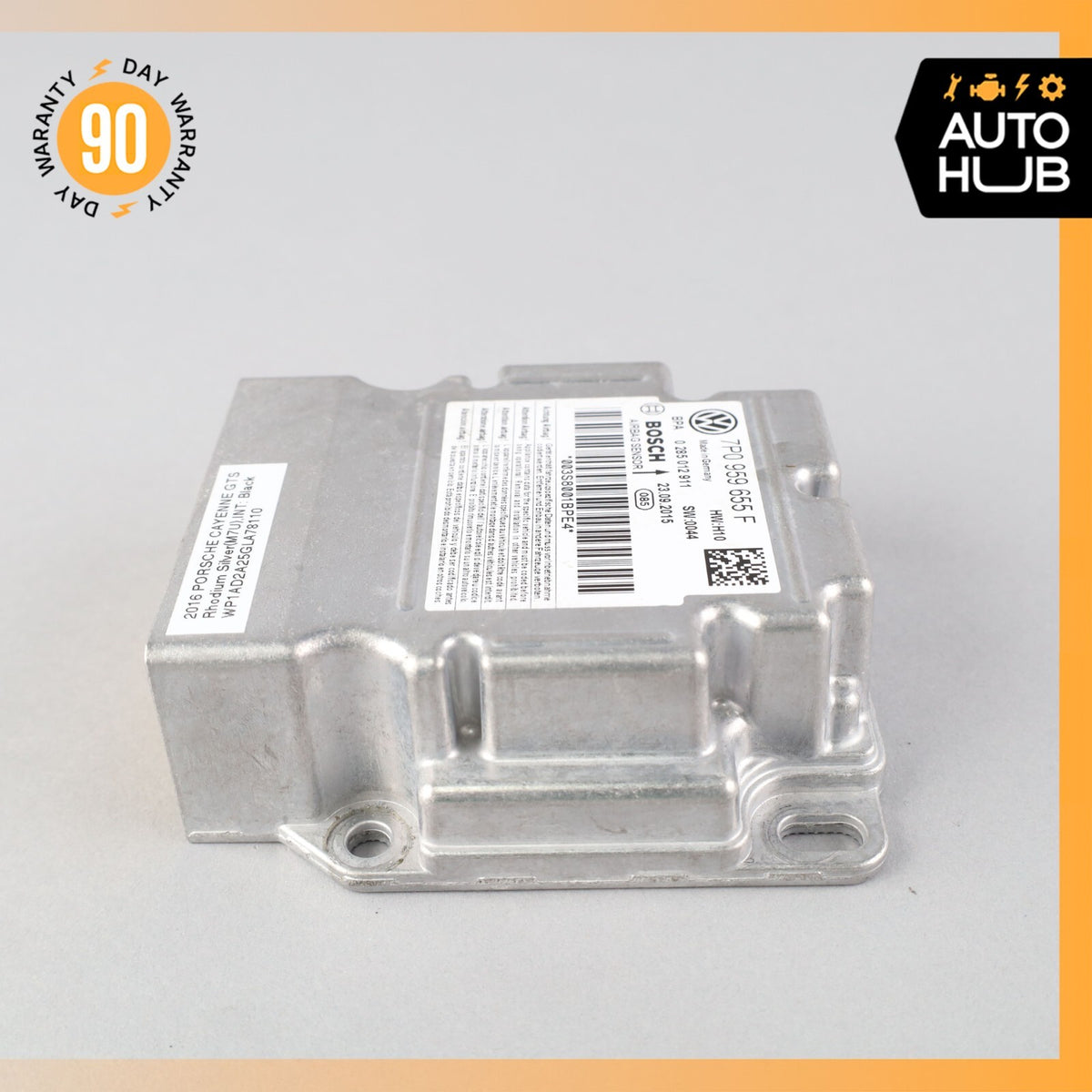 15-18 Porsche Cayenne 958 GTS Airbag Air Bag Sensor SRS Control Module OEM - photo 2