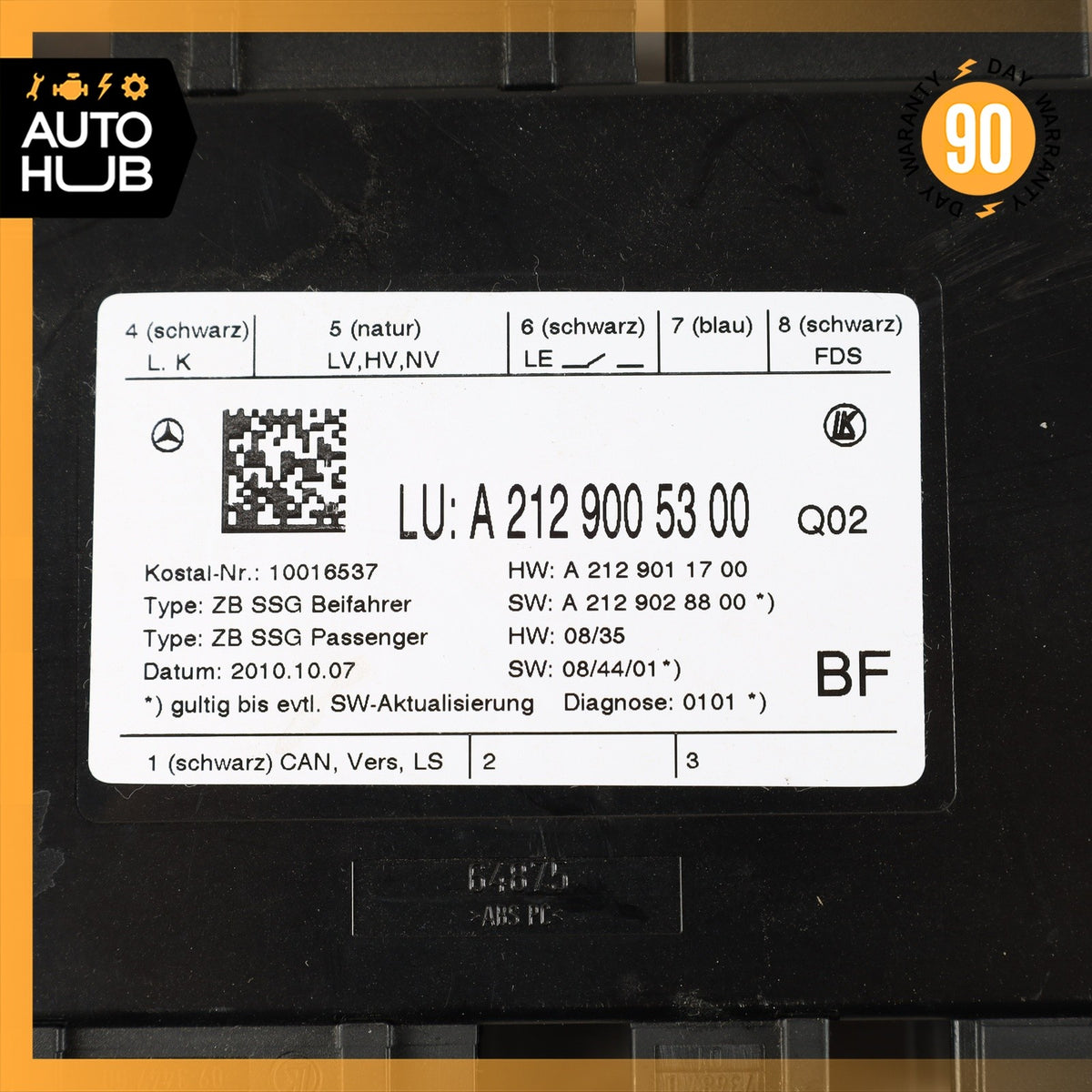 Mercedes W212 E350 CLS550 SLK250 C350 Seat Control Module Front Right Side OEM - photo 9