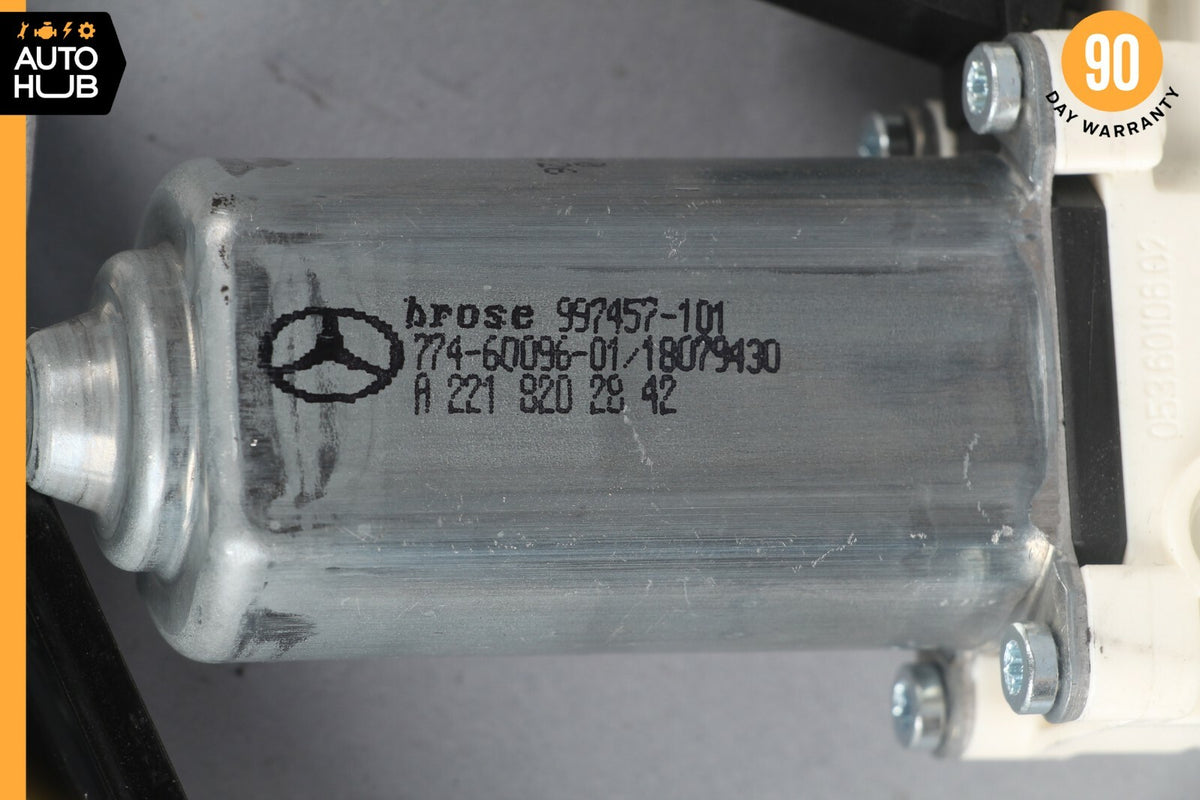 07-13 Mercedes W221 S550 S450 Window Regulator Motor Front Right Side OEM - photo 6