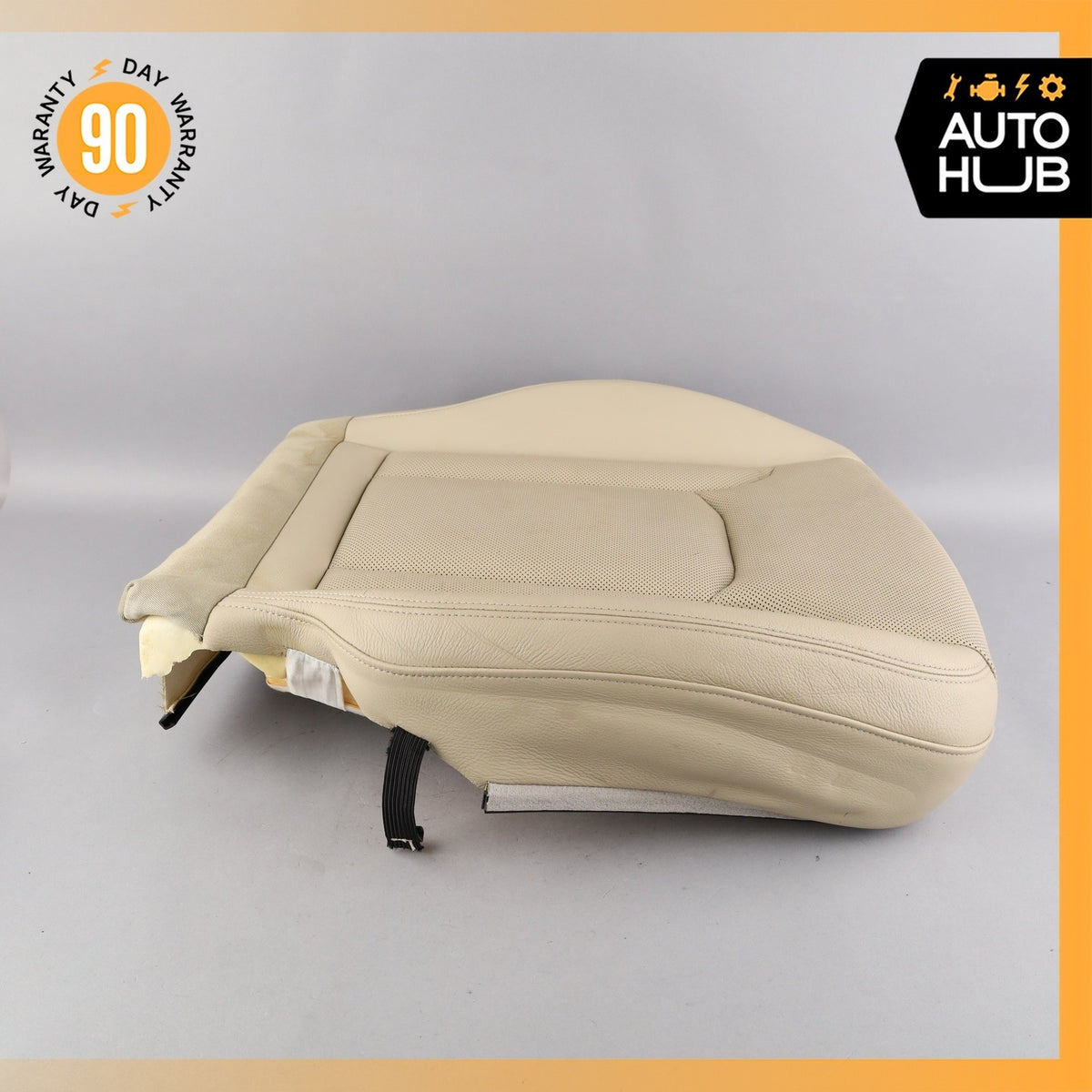 Audi 4M Q7 Front Right Passenger Side Lower Bottom Seat Cushion Beige OEM 87k - photo 17