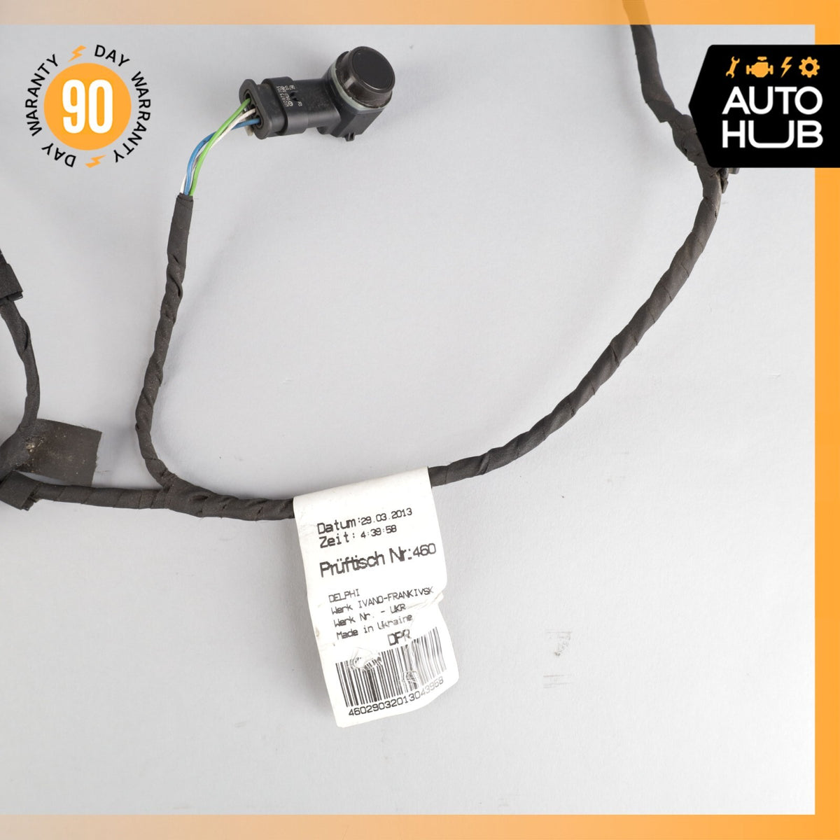 2013 Porsche Cayenne 958 GTS Rear Bumper Wire Harness w/ Parking Sensors OEM - photo 5