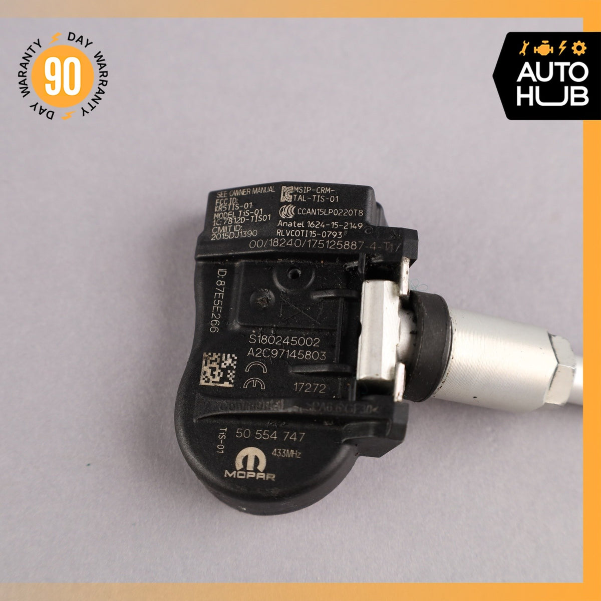 17-26 Alfa Romeo 952 Giulia TPMS Tire Pressure Sensor 433.92 MHZ OEM 73k - photo 9