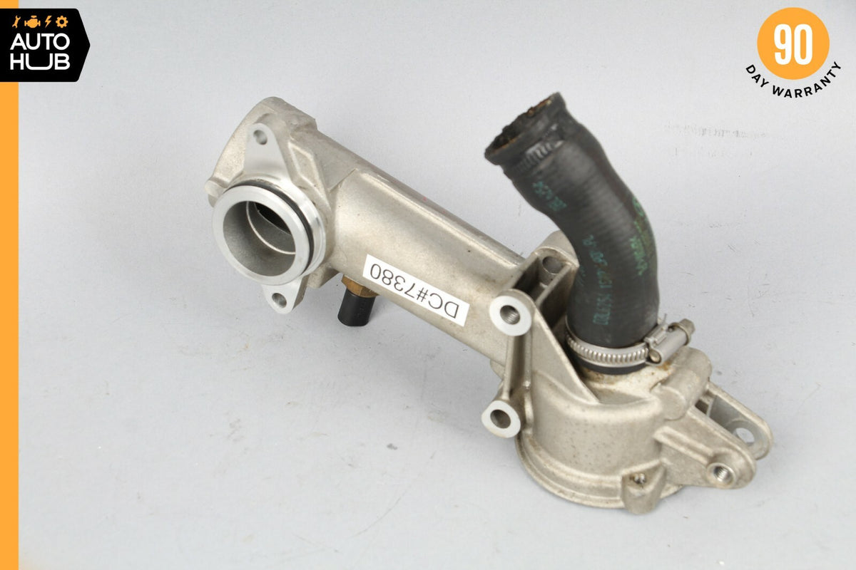 97-00 Mercedes R170 SLK230 2.3L Engine Thermostat Housing 1112030473 OEM - photo 3