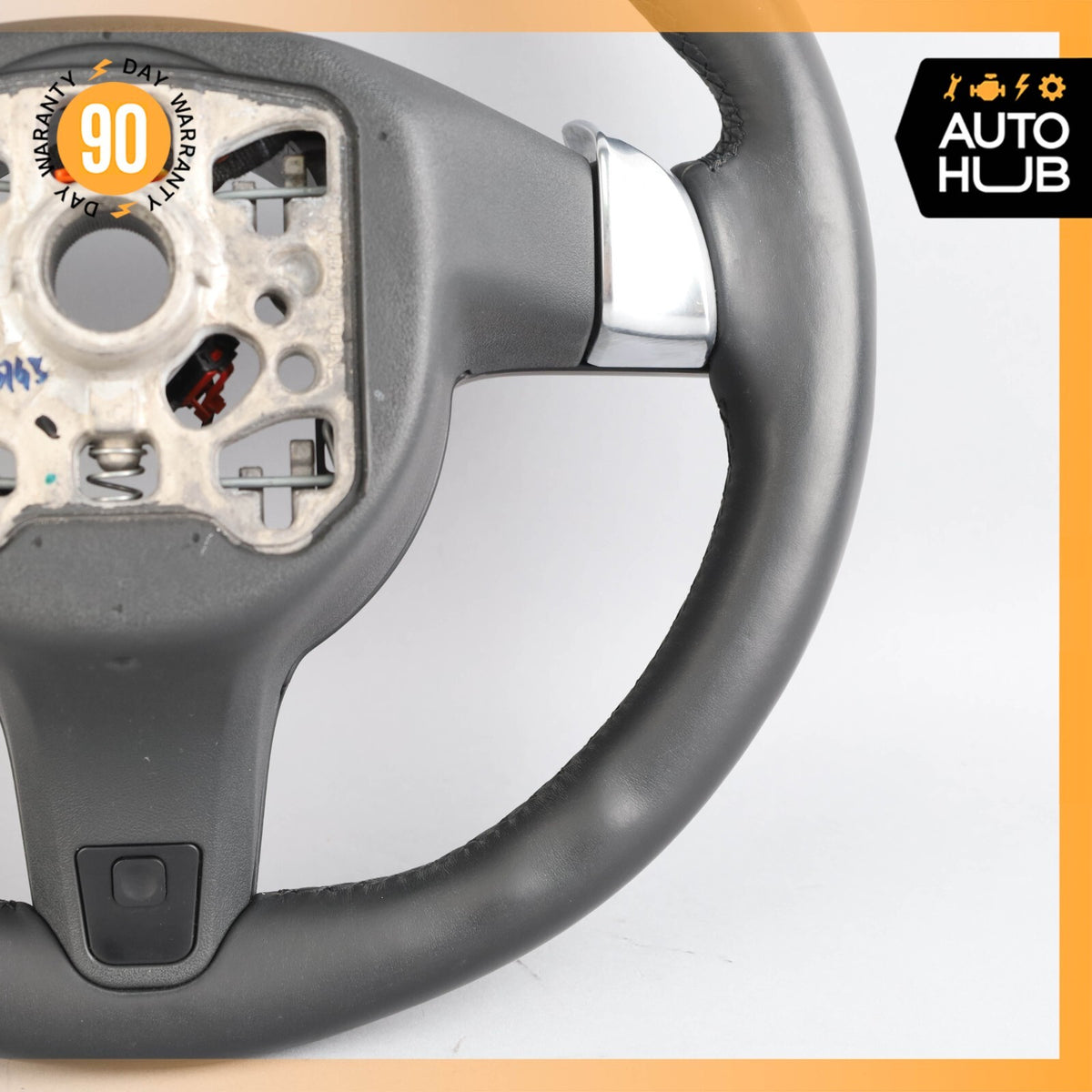 11-14 Porsche Cayenne 958 GTS Steering Wheel w/ Paddle Shifters Black OEM 82k - photo 17