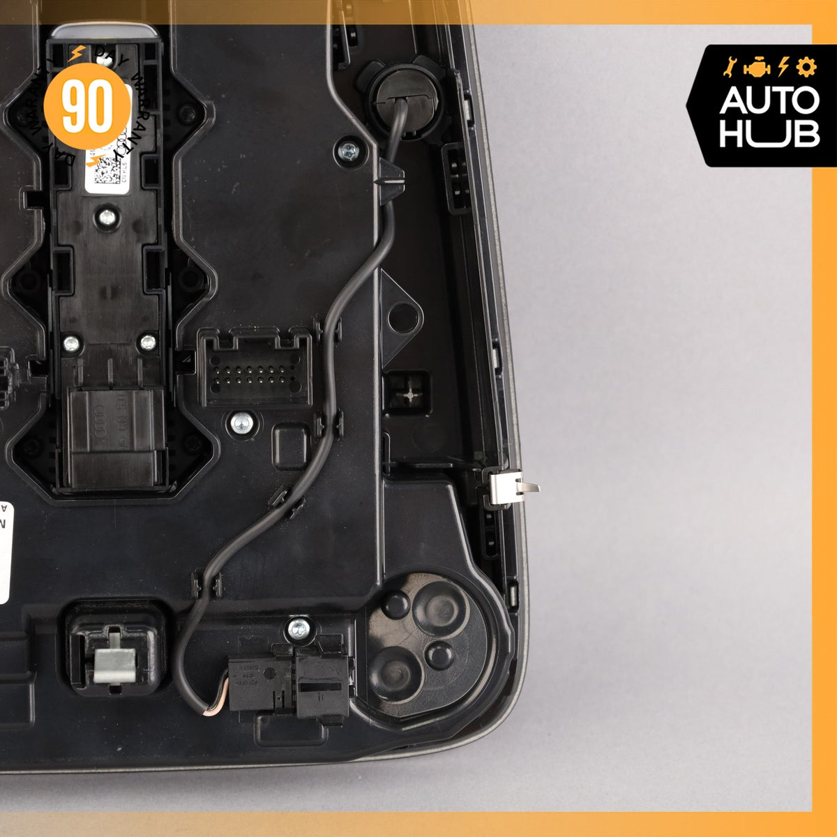 17-19 Audi 4M Q7 Front Overhead Domelight Lamp Switch Panel Black OEM 87k - photo 11