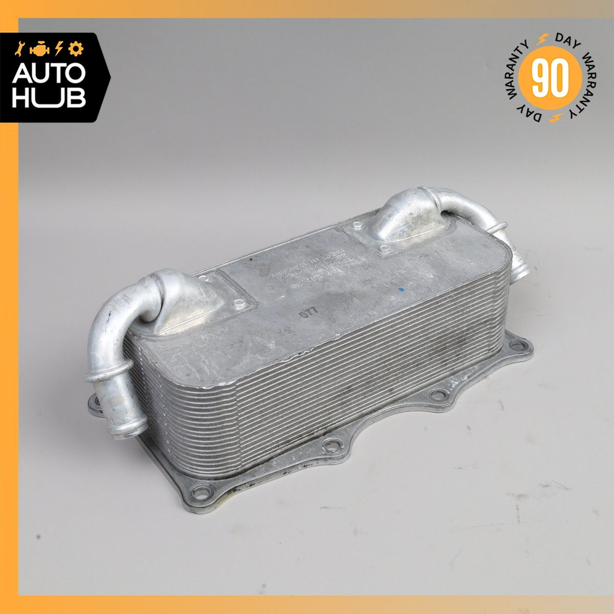15-18 Porsche Macan 95B S GTS 3.0L V6 Engine Oil Cooler Heat Exchanger OEM 63k - photo 2