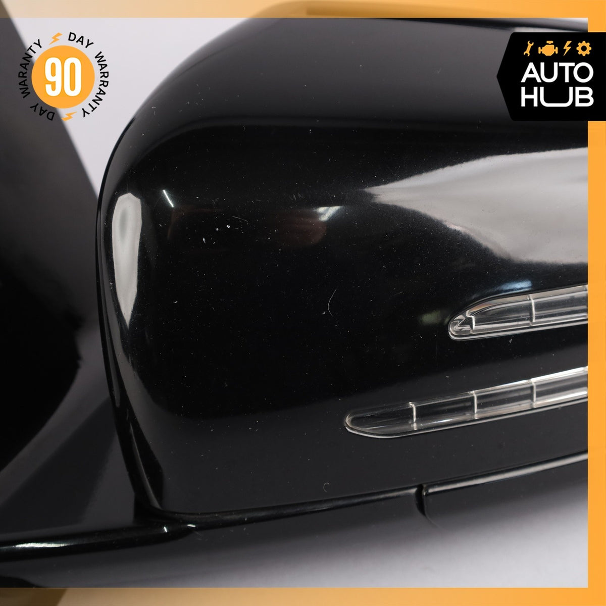 10-17 Mercedes W207 E400 E550 Left Side Rear View Door Mirror Black OEM - photo 10
