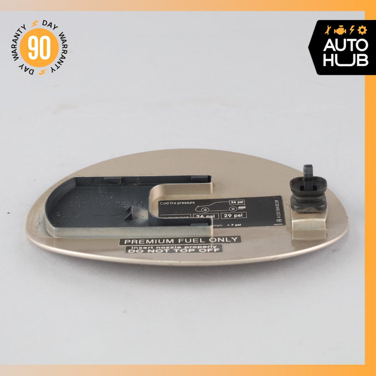 03-12 Mercedes R230 SL500 SL55 AMG Fuel Filler Gas Tank Door Flap Lid OEM - photo 7