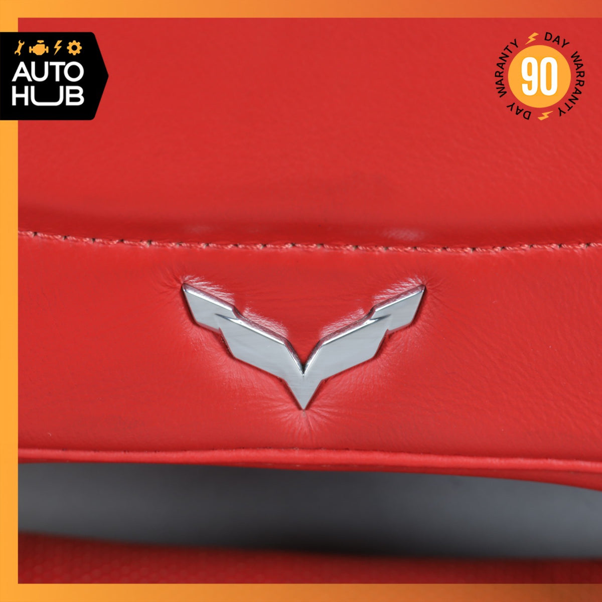 14-19 Chevrolet Corvette C7 Right Side Top Upper Seat Cushion Adrenaline Red OEM - photo 9