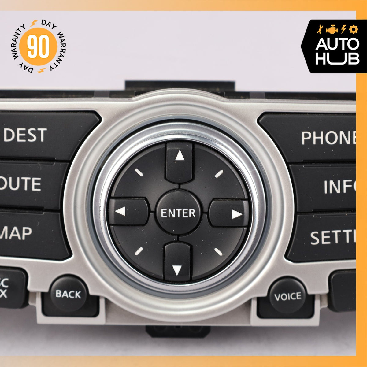 08-13 Infinity G37 Radio GPS Navigation Control Panel OEM 77k - photo 4