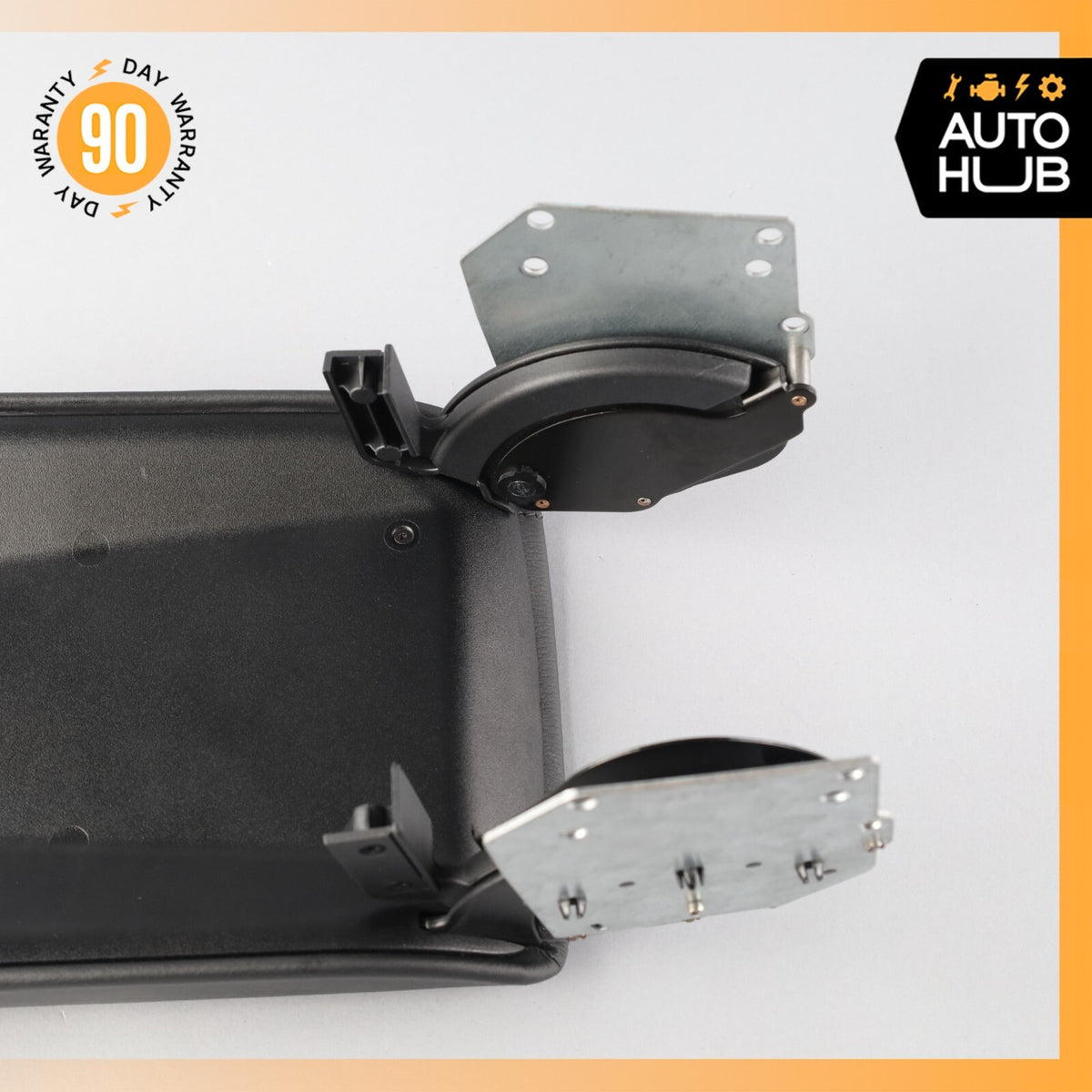 00-06 Mercedes W215 CL55 AMG CL500 Center Console Armrest Lid Leather Black OEM - photo 10