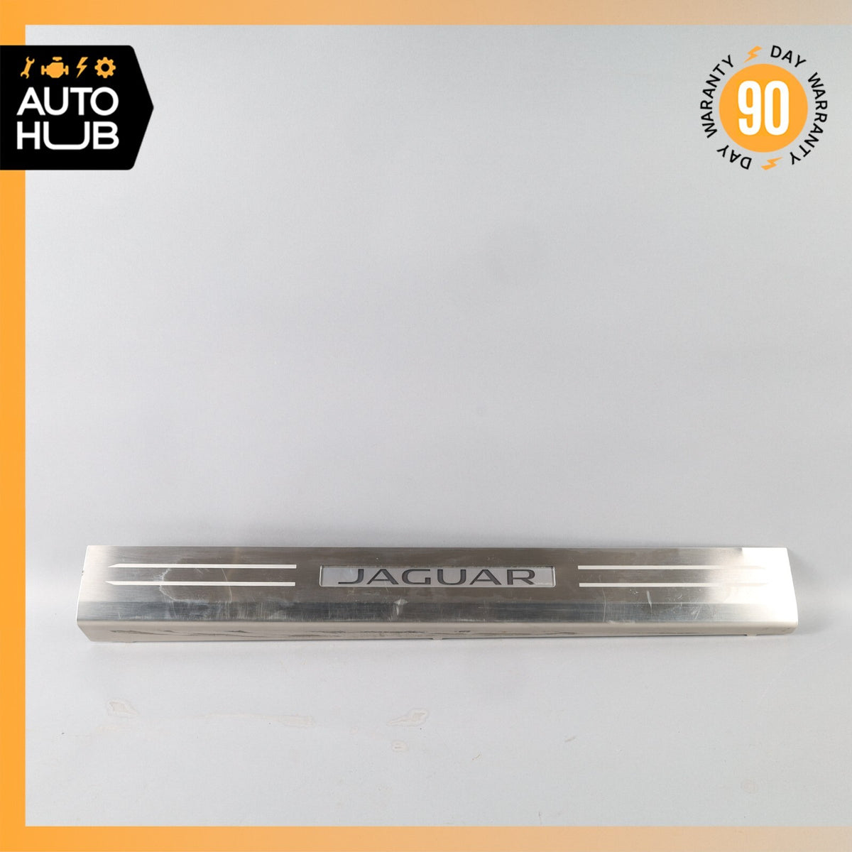 14-24 Jaguar X152 F-Type Left Driver Side Illuminated Door Step Sill Panel OEM - photo 1