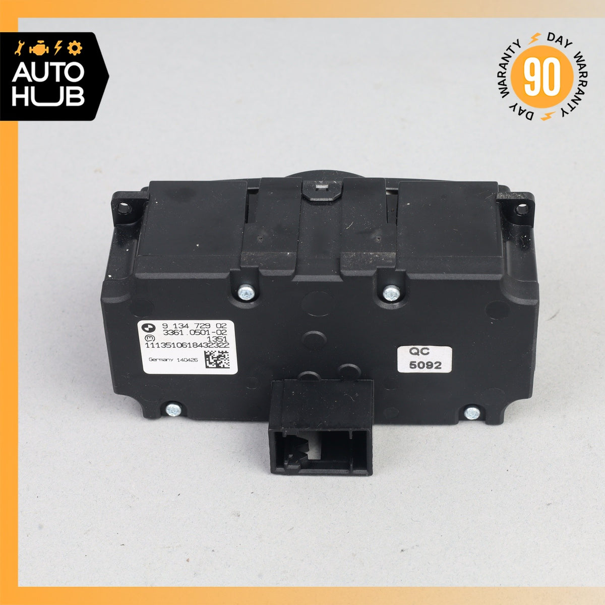 07-14 BMW E70 X5 X6 Headlight Fog Light Switch Control Module OEM - photo 8