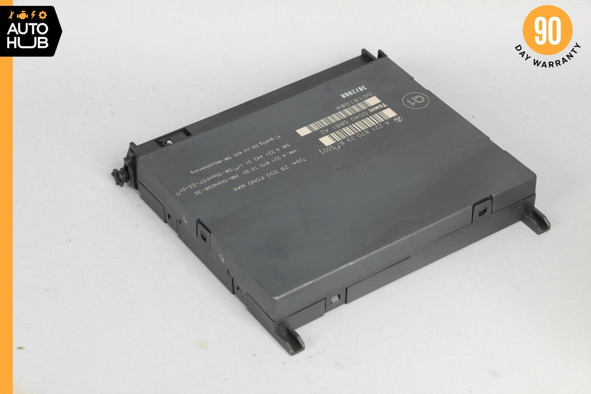07-13 Mercedes W221 S550 S400 Rear Seat Control Unit Module 2218702987 OEM - photo 3