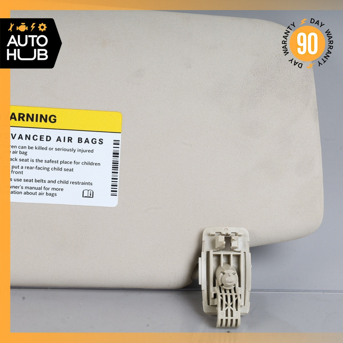10-15 Mercedes X204 GLK250 GLK350 Right Side Sunvisor Sun Visor Beige OEM - photo 4