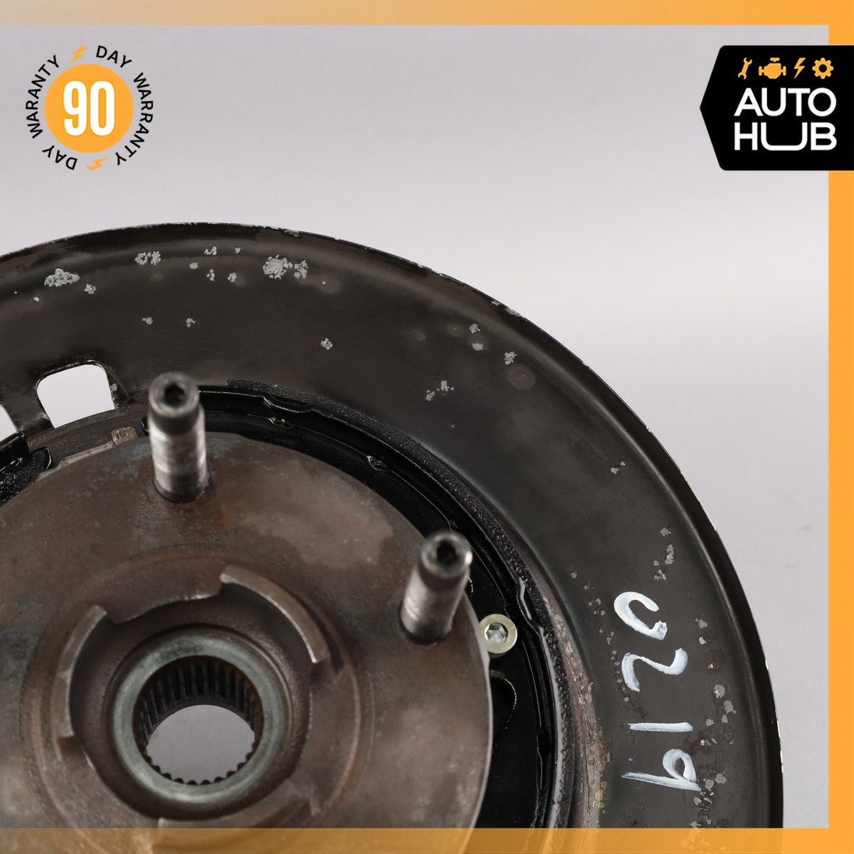 Porsche Cayenne 955 Rear Left Side Spindle Knuckle Hub w/ Shield OEM - photo 5