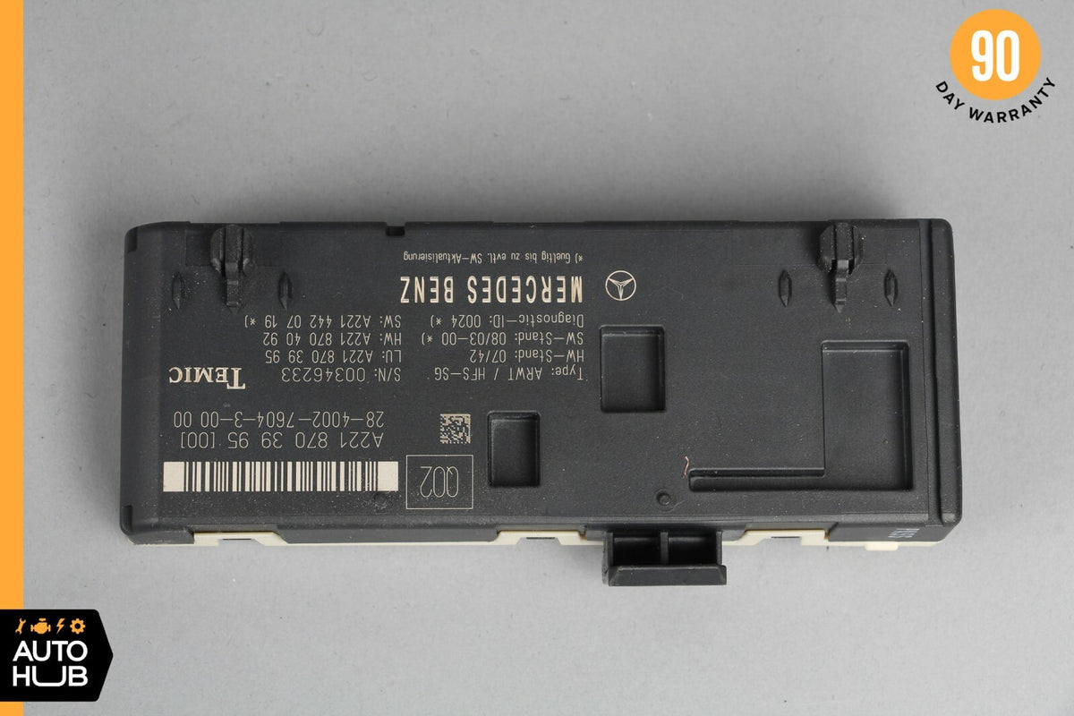 07-14 Mercedes W221 S550 CL63 AMG Trunk Release Remote Open Close Module OEM - photo 3