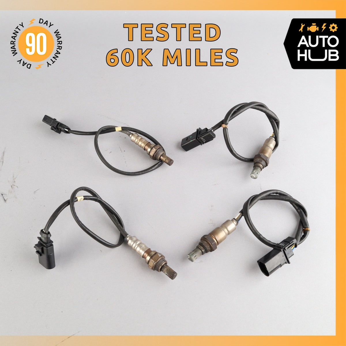 Audi 4G8 A7 S7 Oxygen 3.0L V6 O2 Sensor Lambda Set 06E906285AA OEM 60k - photo 1