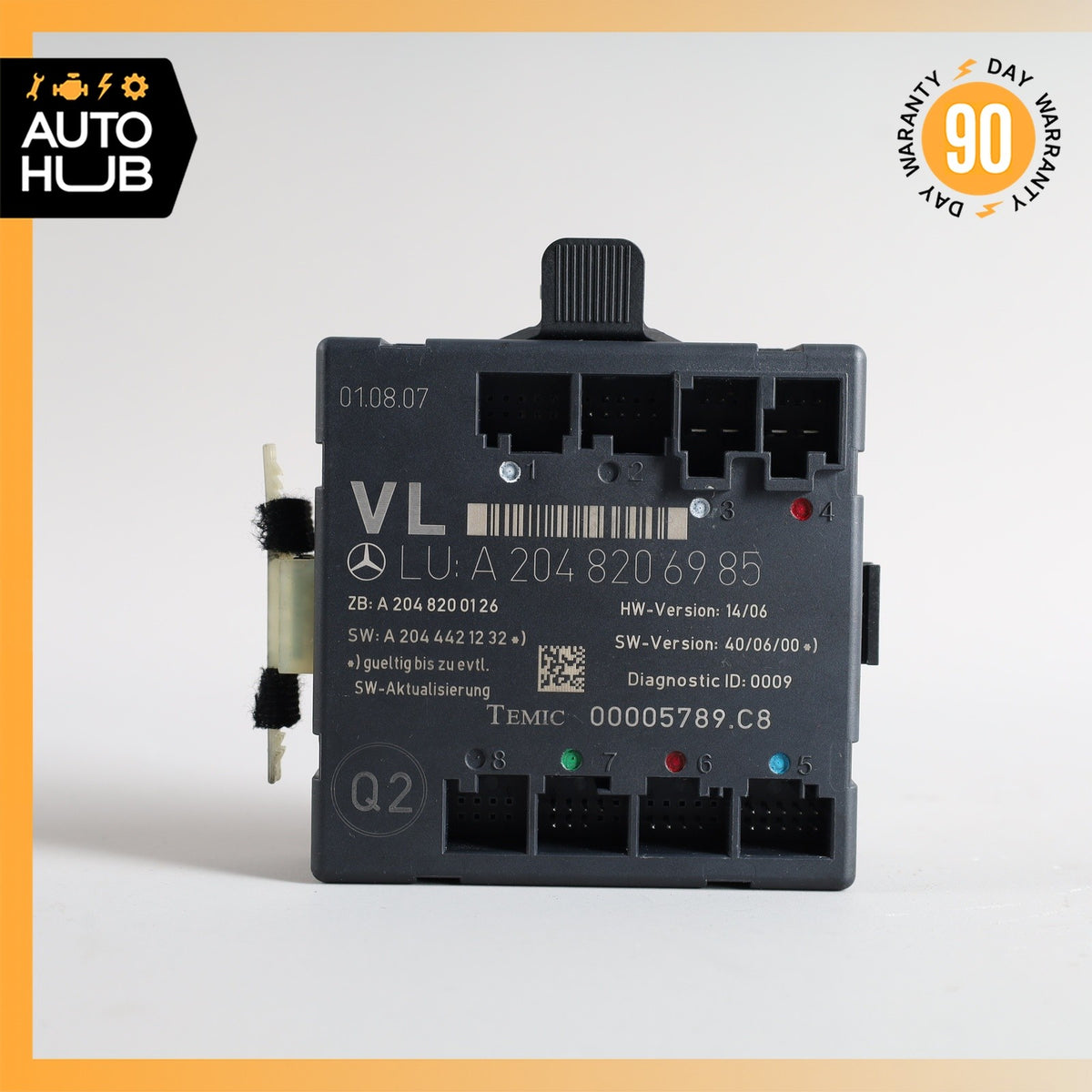 08-18 Mercedes W204 C300 E400 CLS550 Front Left Side Door Control Module OEM - photo 5