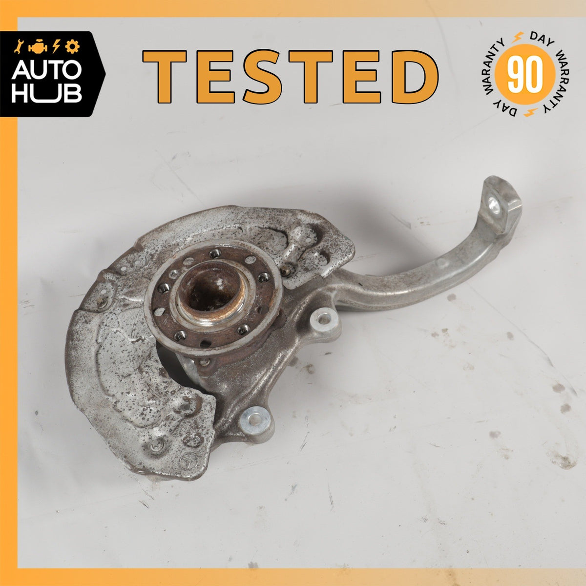 17-23 Mercedes W213 E300 E400 CLS450 Front Left Side Spindle Knuckle Hub OEM - photo 1