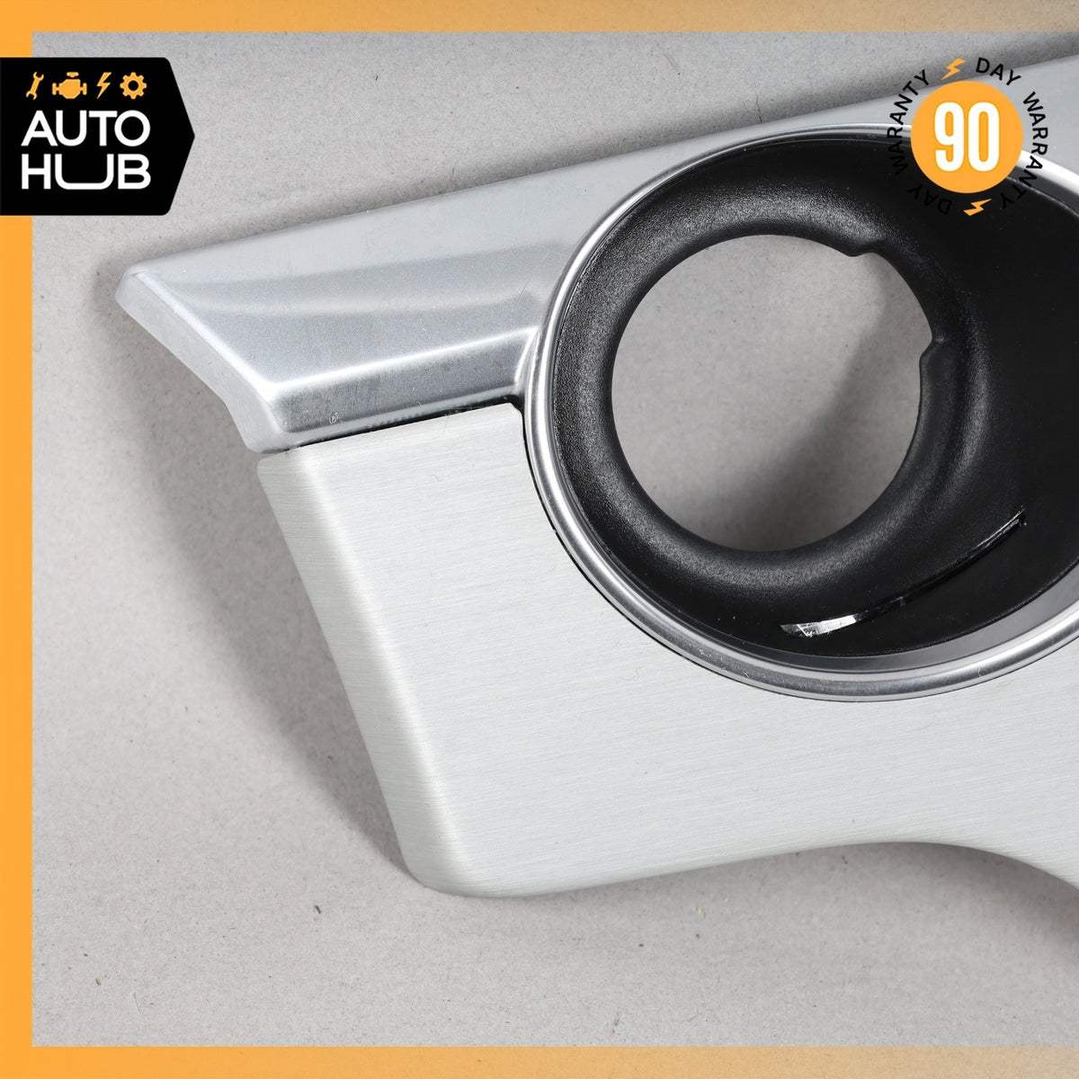 10-16 Porsche Panamera 970 Left Dashboard Cover Panel Trim Molding Aluminium OEM - photo 2