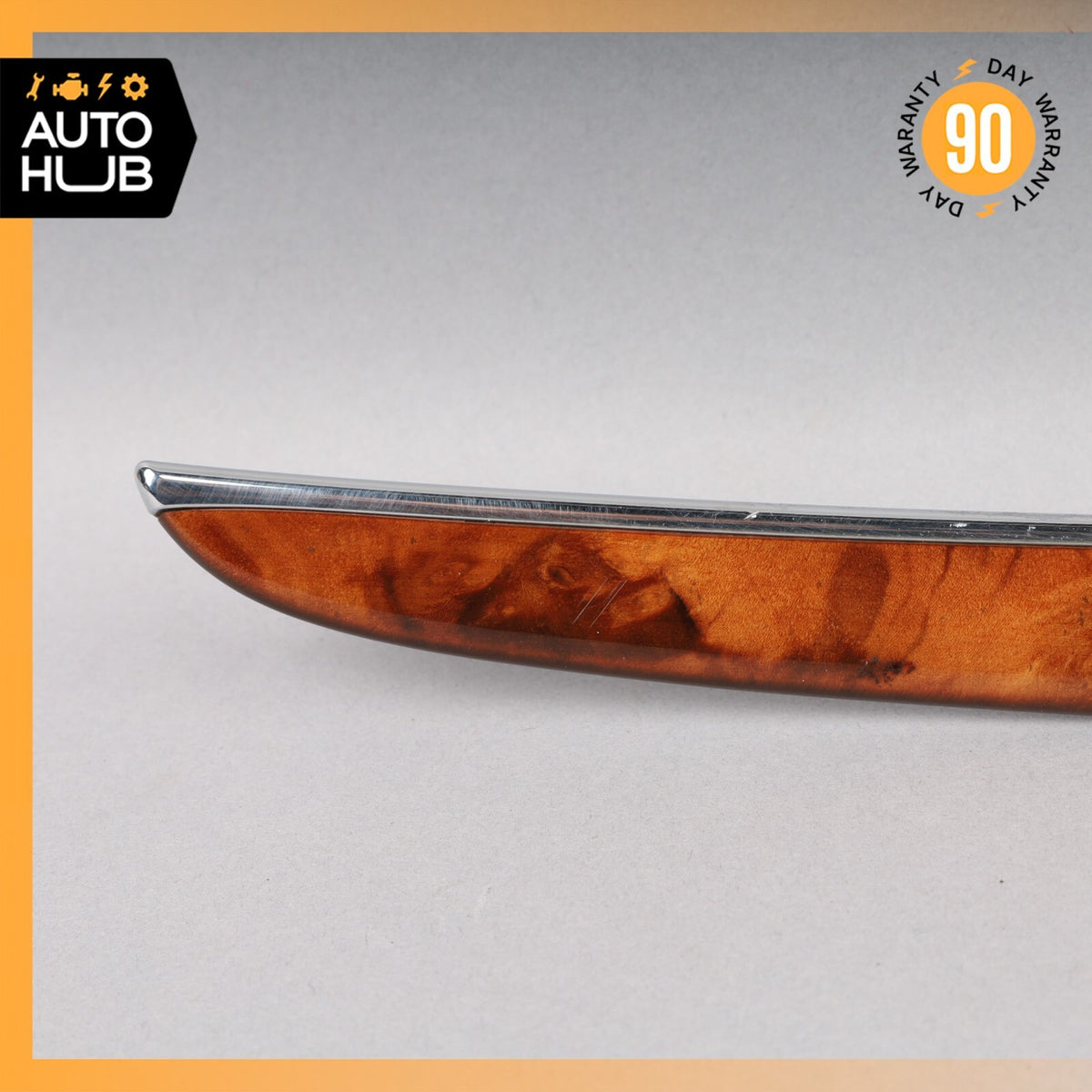 04-09 Mercedes W209 CLK500 CLK550 Rear Right Passenger Side Door Trim Wood OEM - photo 5