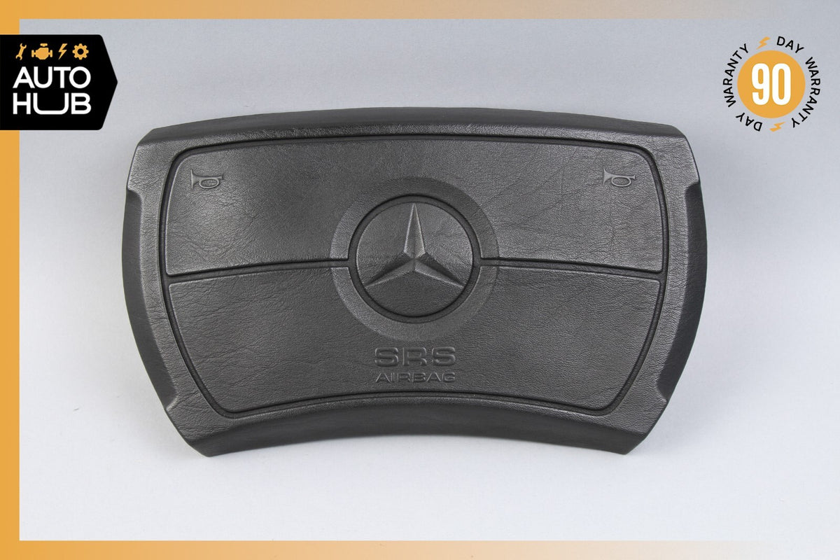 90-92 Mercedes R129 300SL 500SL Driver Steering Wheel Airbag Air Bag Black OEM - photo 1