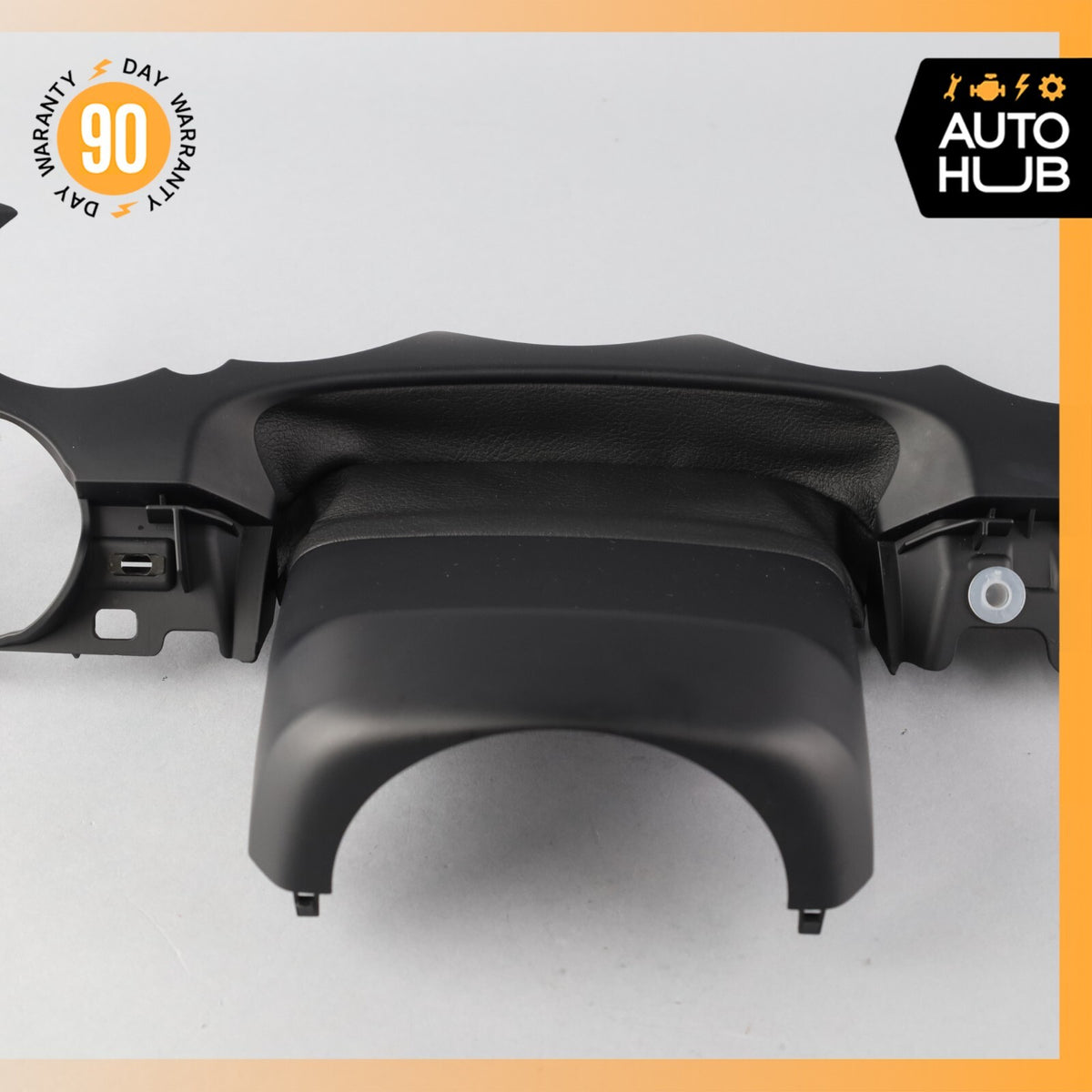11-18 Porsche Cayenne 958 E-Hybrid Steering Column Cover Trim Black OEM - photo 3
