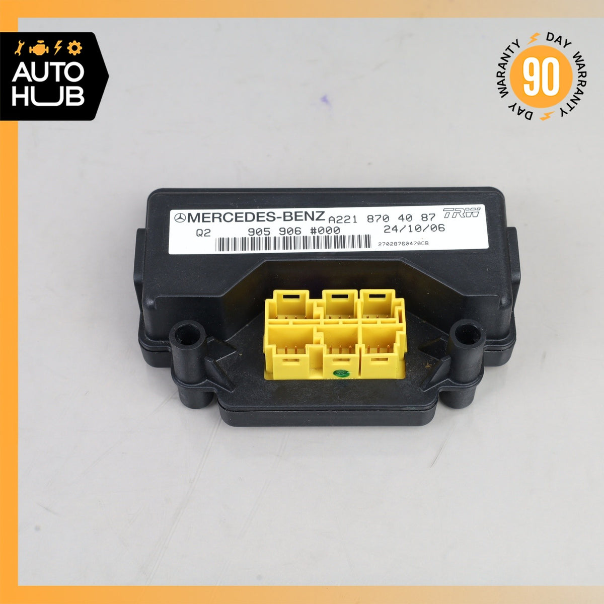 07-13 Mercedes W221 S600 S450 S63 AMG Front Right Side Seat Occupancy Sensor OEM - photo 2