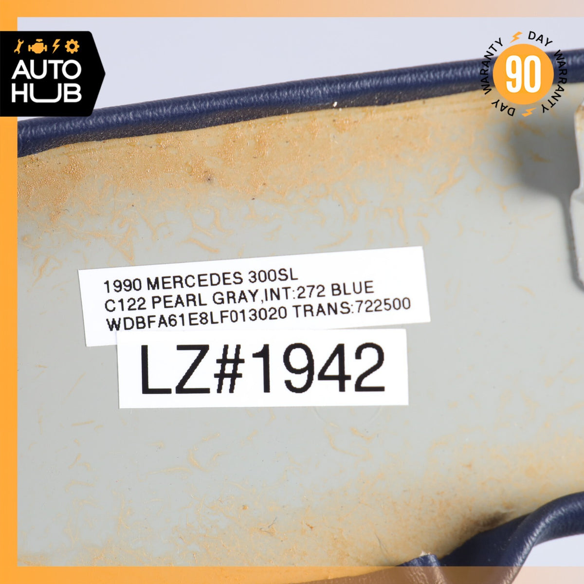 Mercedes R129 300SL 500SL Convertible Hard Top Windshield Latch Trim Cover OEM - photo 12