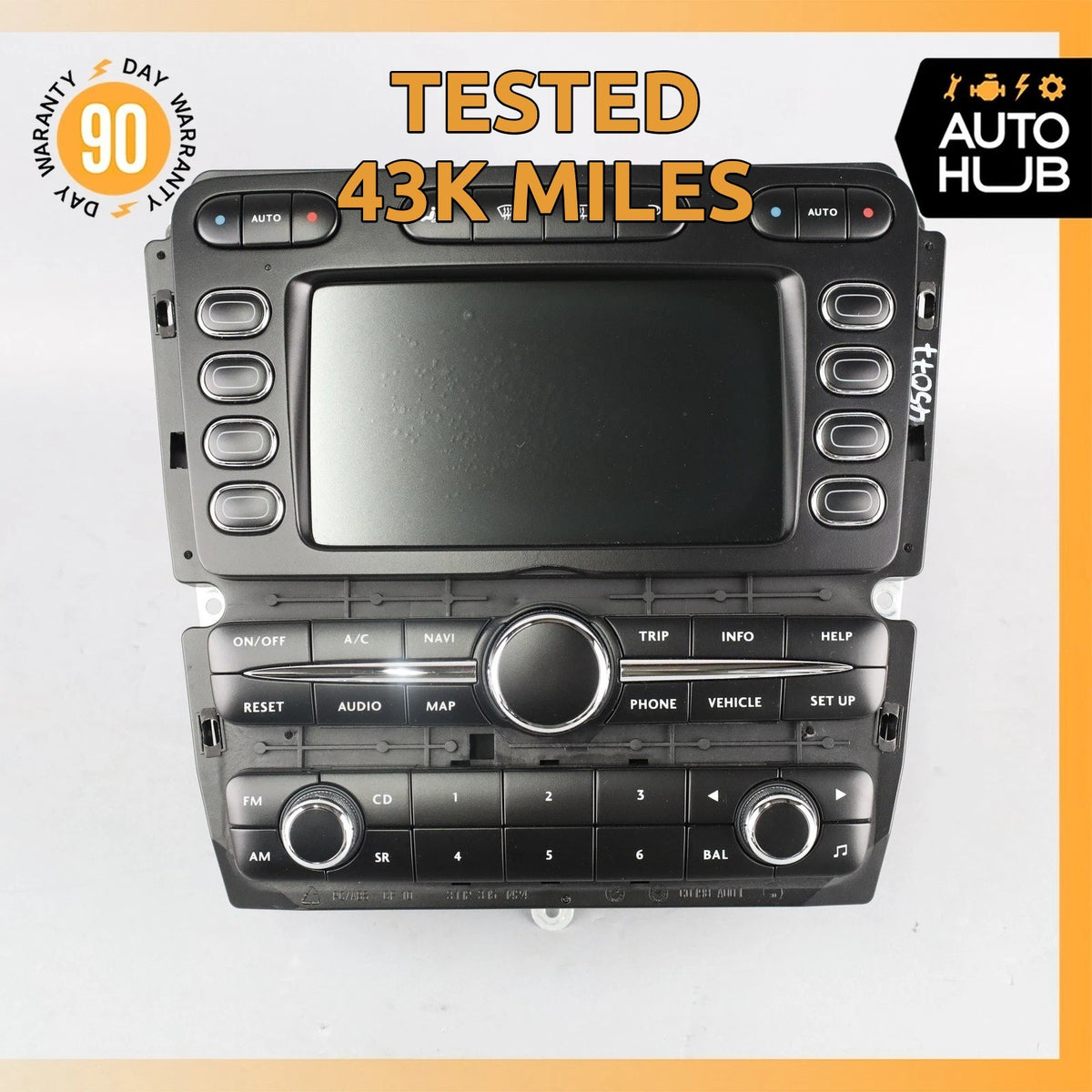 08-09 Bentley Continental GTC GT Command Head Unit Navigation Radio OEM 43k - photo 1