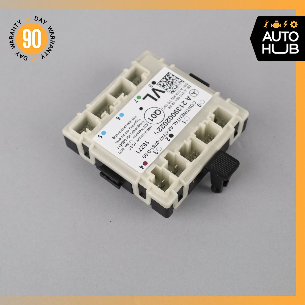 15-23 Mercedes W213 E300 C43 AMG Front Left Side Door Control Module OEM - photo 3