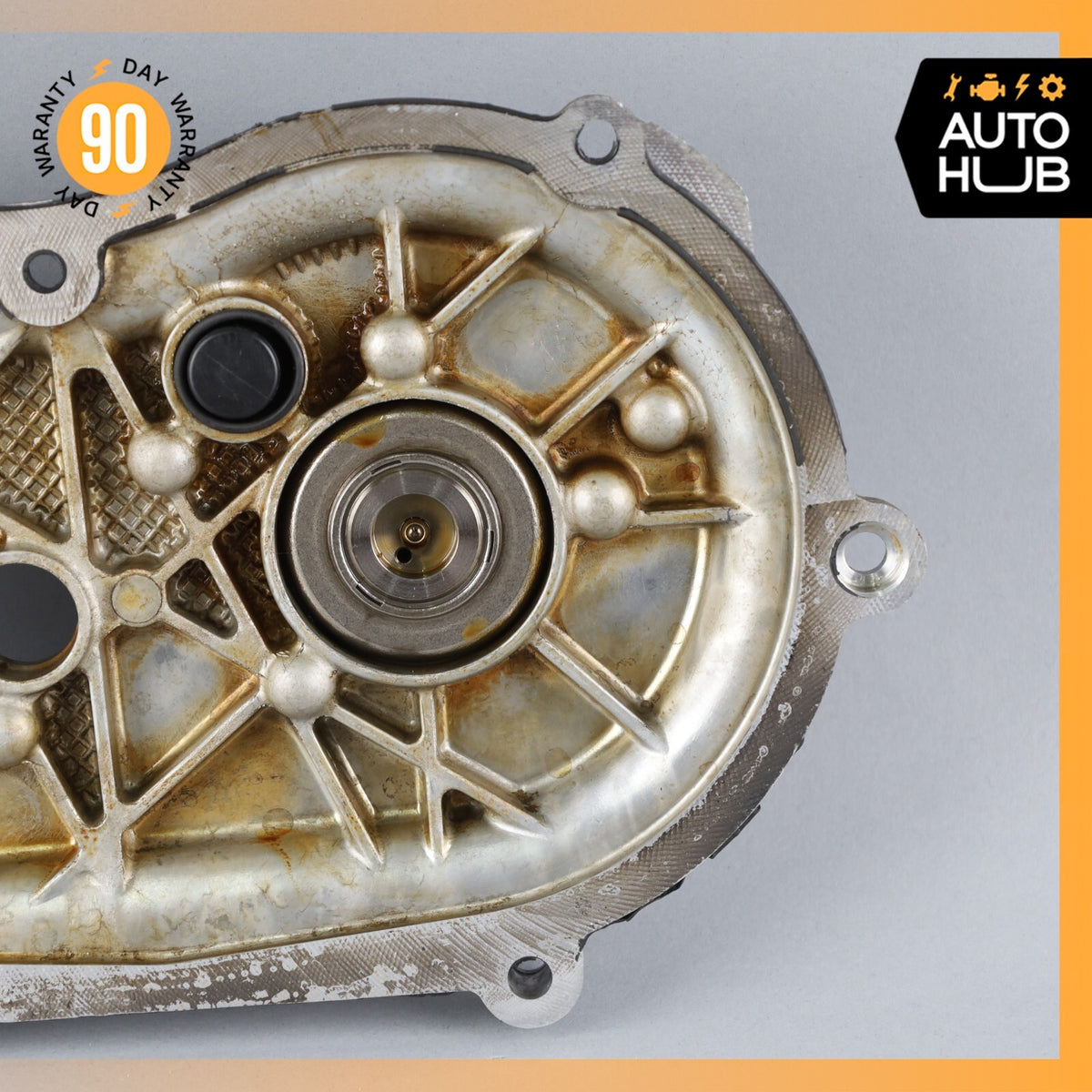 Mercedes W221 S400 C300 E350 Front Left Side Engine Timing Chain Cover Plate OEM - photo 7