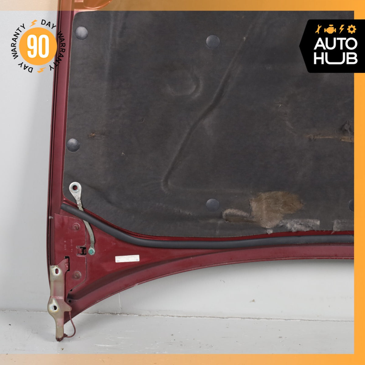 02-05 Ford Thunderbird 3.9L V8 Hood Cover Panel Assembly Red OEM 80k - photo 15