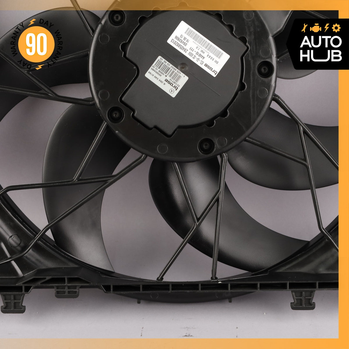 08-20 Mercedes W207 E400 C300 Engine Radiator Cooling Fan Motor Assembly OEM - photo 13